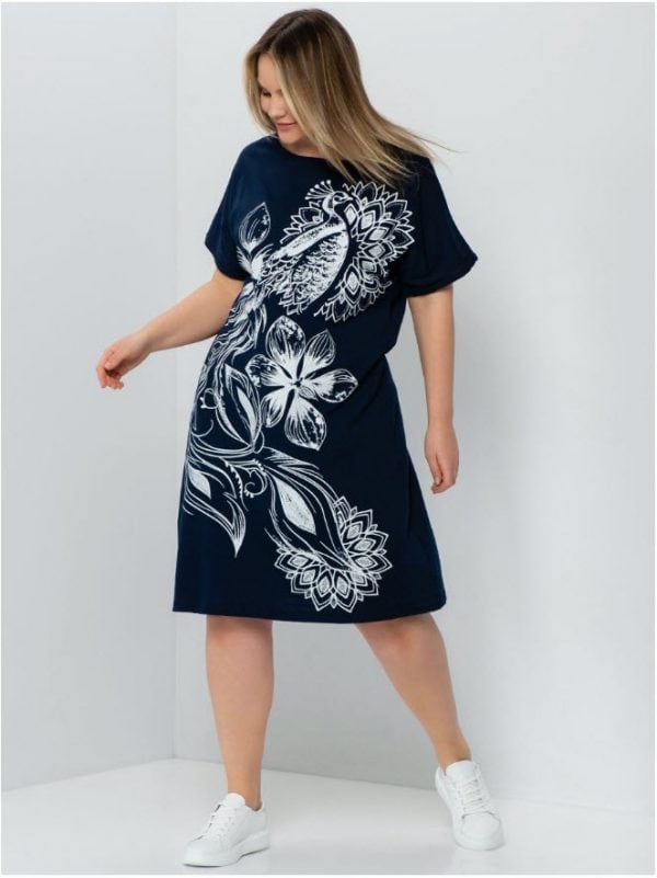 שמלת כותנה במידות גדולות