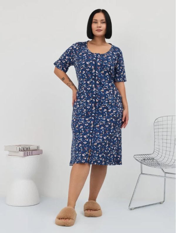 חלוק בית כותנה למידות גדולות