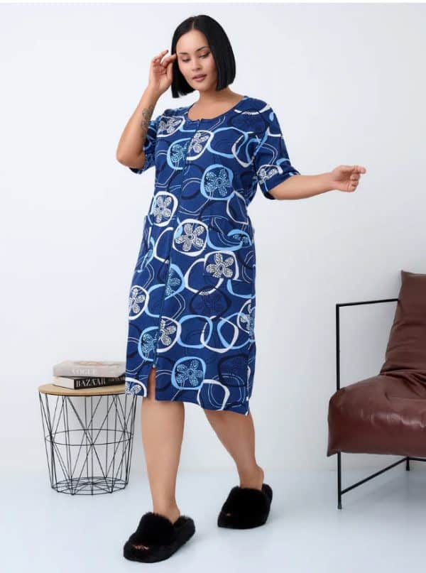 חלוק בית כותנה למידות גדולות