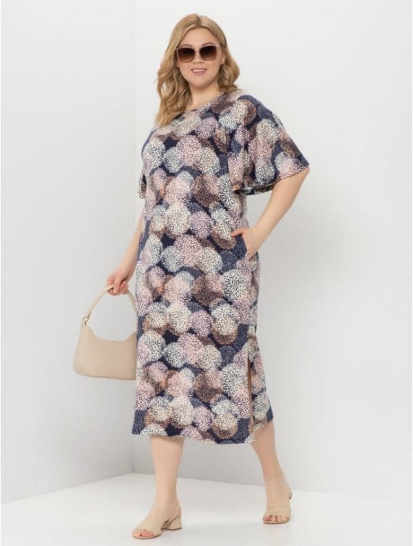 שמלה כותנה במידות גדולות