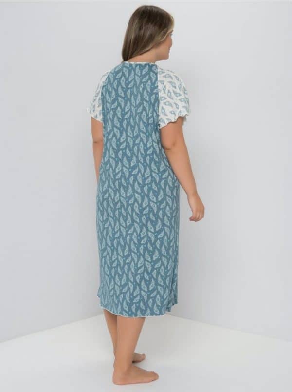 ⁦כותונת לילה במידות גדולות⁩ – תמונה ⁦2⁩