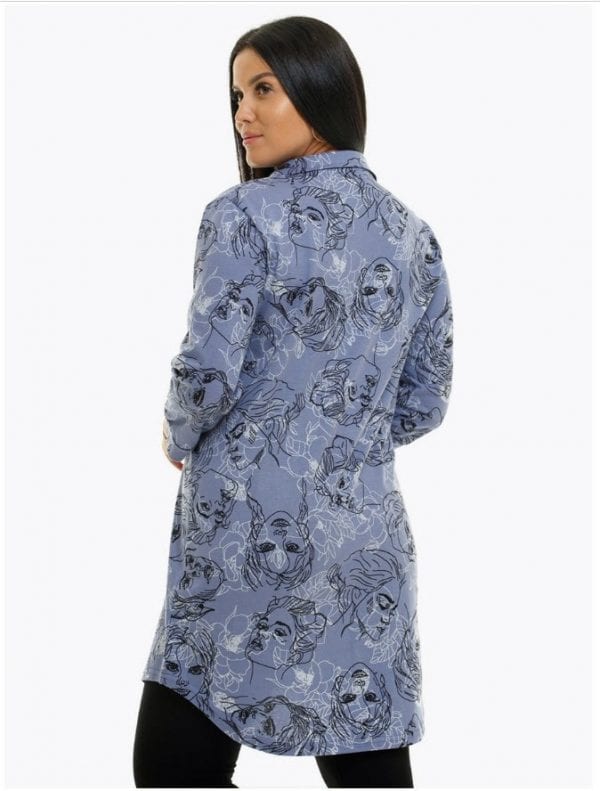 ⁦טוניקה שרוול קצר במידות גדולות⁩ – תמונה ⁦2⁩