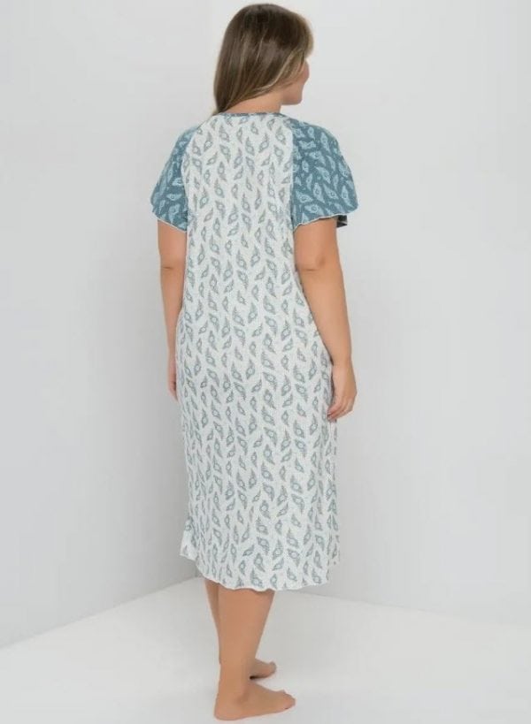 ⁦כותונת לילה במידות גדולות⁩ – תמונה ⁦3⁩