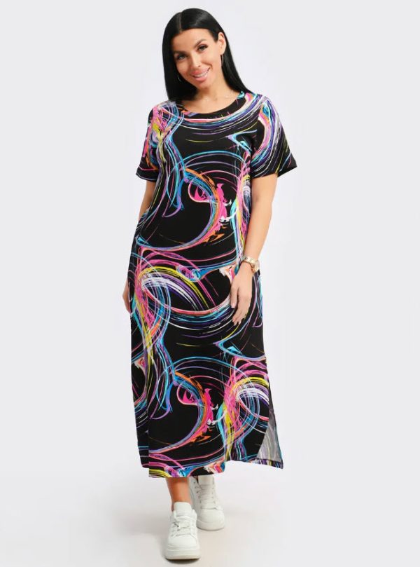 שמלה כותנה במידות גדולות