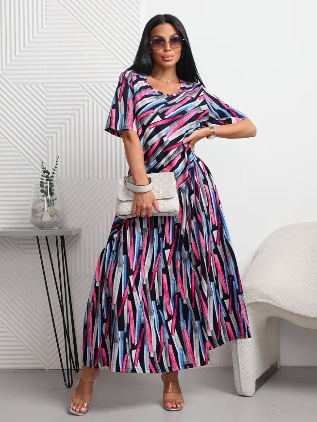 שמלה כותנה במידות גדולות