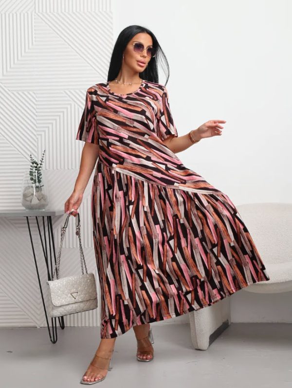 שמלה כותנה במידות גדולות