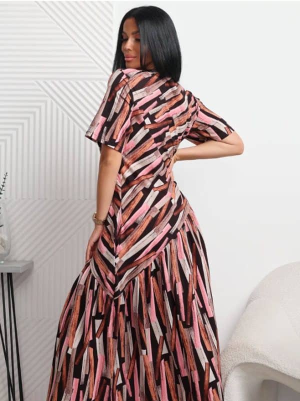 ⁦שמלה כותנה במידות גדולות⁩ – תמונה ⁦2⁩