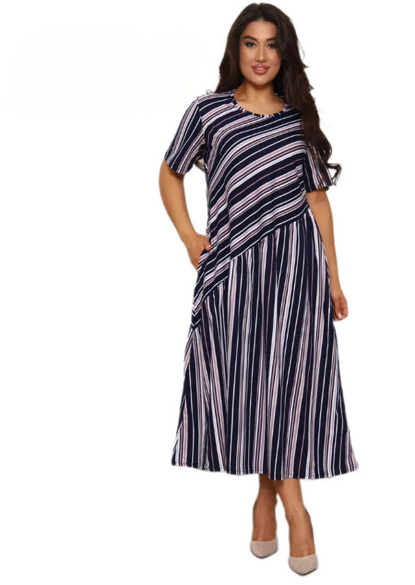 שמלה כותנה במידות גדולות