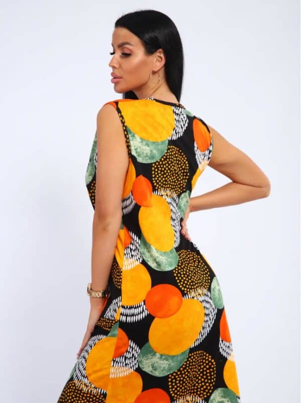 ⁦שמלה כותנה במידות גדולות⁩ – תמונה ⁦3⁩