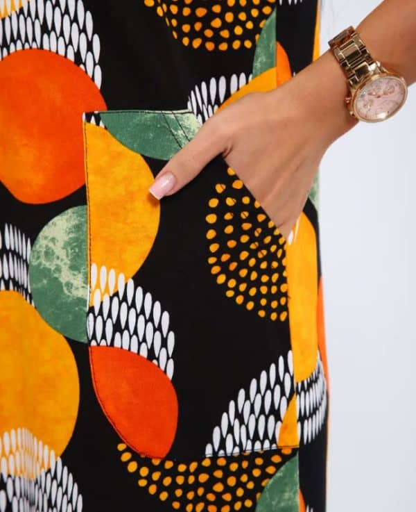 ⁦שמלה כותנה במידות גדולות⁩ – תמונה ⁦2⁩