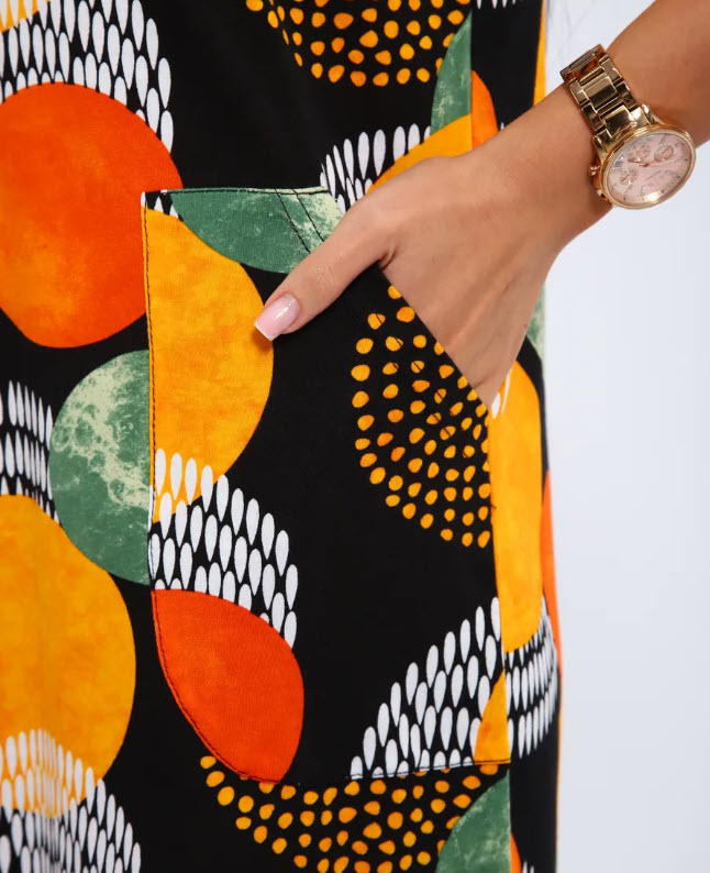 שמלה כותנה במידות גדולות – תמונה 2