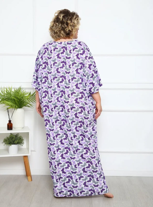 כותונת לילה במידות גדולות – תמונה 2