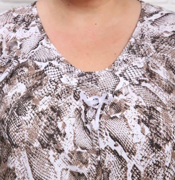 ⁦כותונת לילה במידות גדולות⁩ – תמונה ⁦3⁩