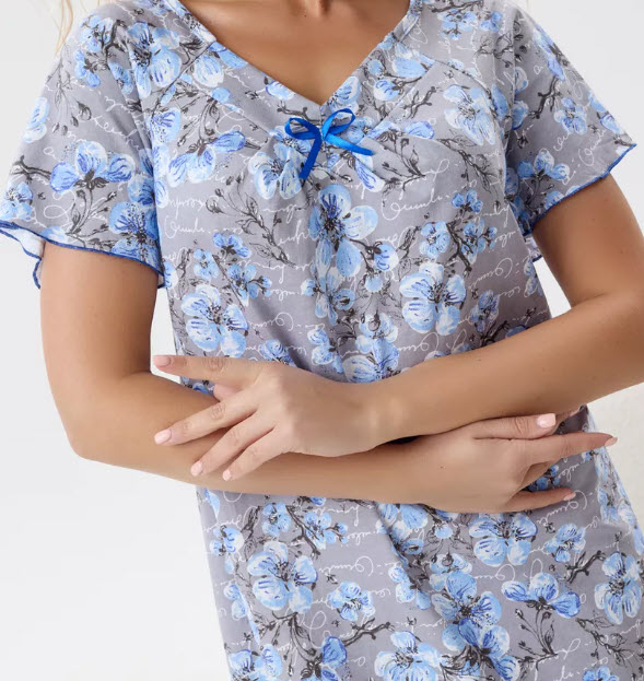 כותונת לילה במידות גדולות – תמונה 2