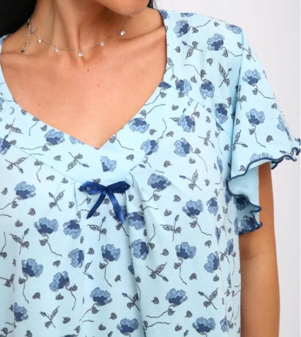 ⁦כותונת לילה במידות גדולות⁩ – תמונה ⁦2⁩