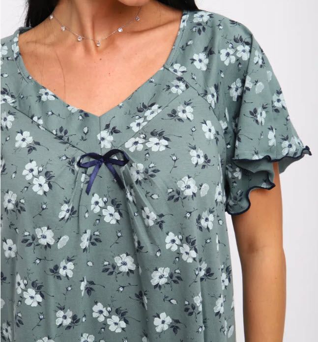 כותונת לילה במידות גדולות – תמונה 2