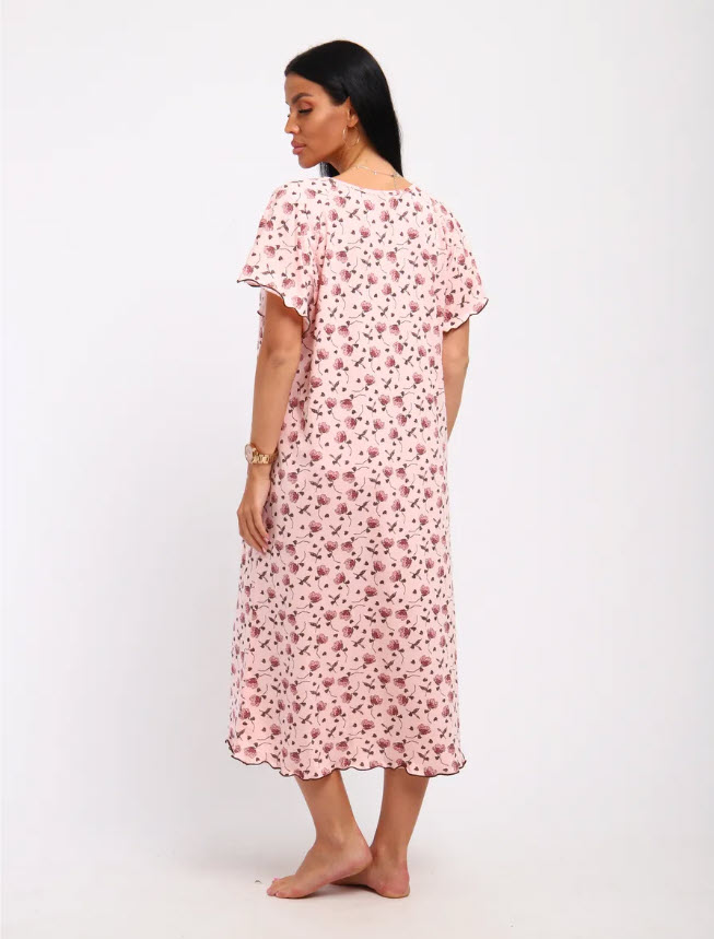 כותונת לילה במידות גדולות – תמונה 2