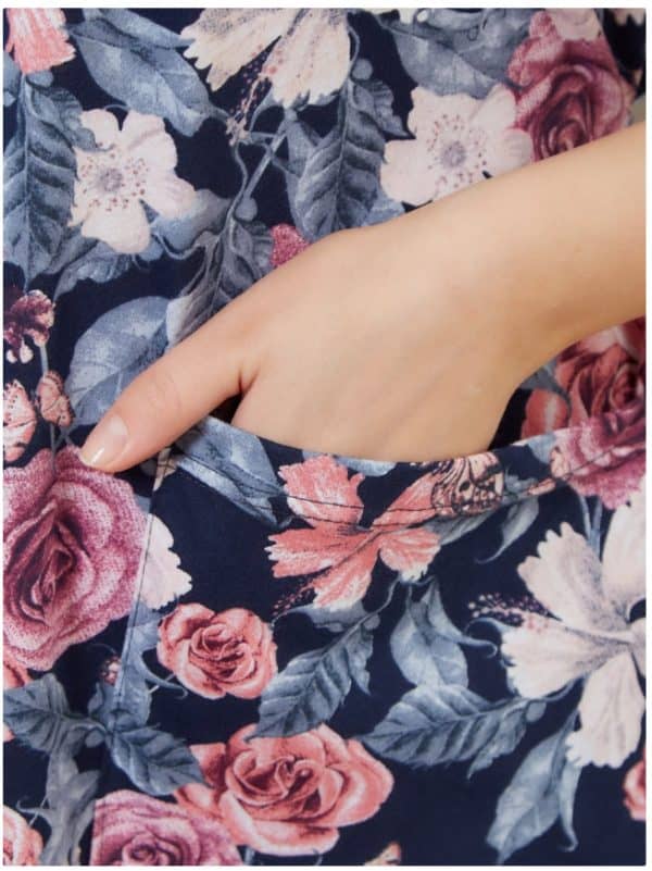 ⁦חלוק בית כותנה למידות גדולות⁩ – תמונה ⁦2⁩