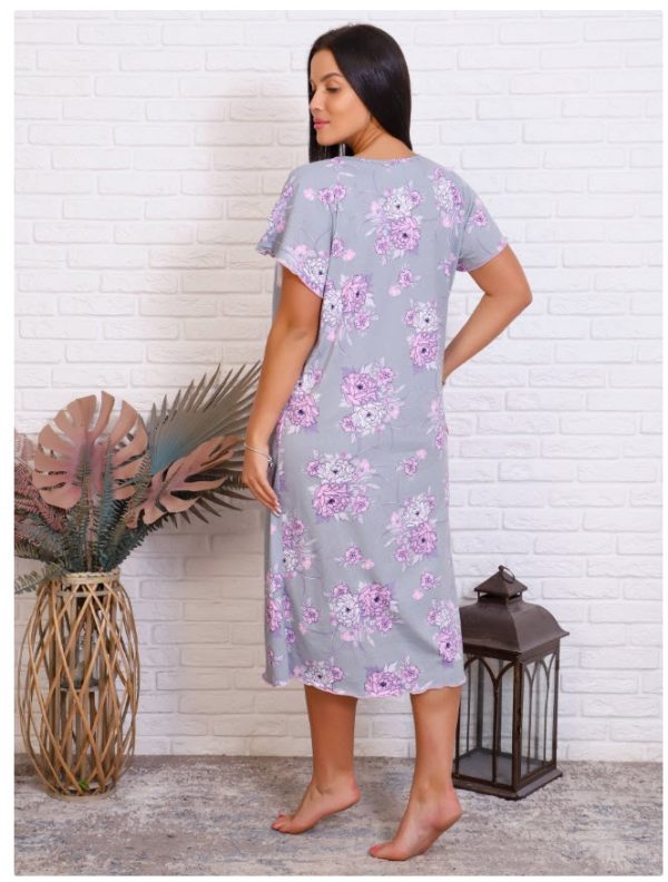 ⁦כותונת לילה במידות גדולות⁩ – תמונה ⁦2⁩