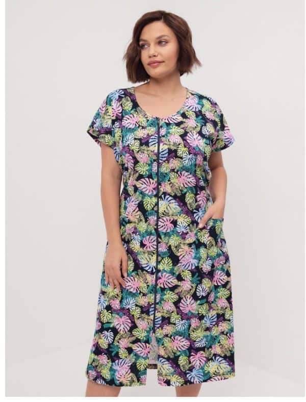 חלוק בית כותנה למידות גדולות