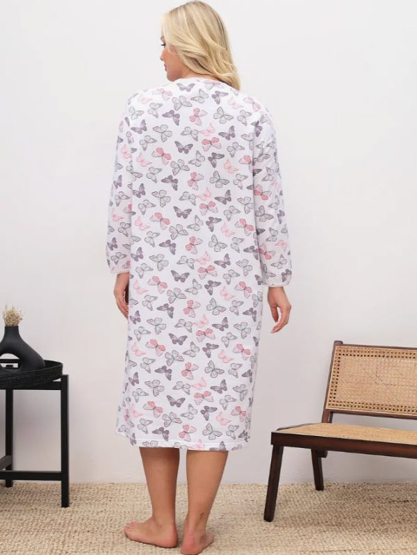 ⁦כותונת לילה פוטר במידות גדולות⁩ – תמונה ⁦2⁩