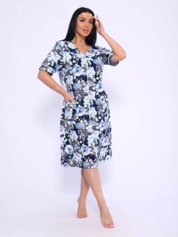 חלוק בית כותנה למידות גדולות