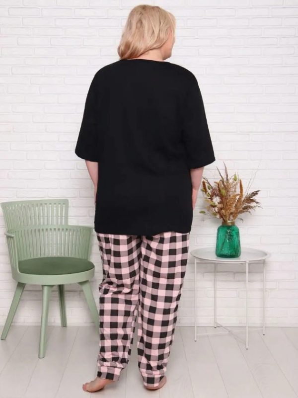 ⁦פיג'מה במידות גדולות⁩ – תמונה ⁦2⁩