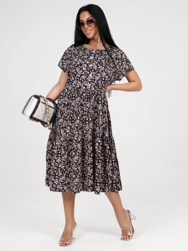 שמלת כותנה במידות גדולות